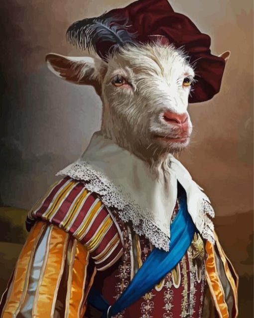 Classic Classy Goat Paint By Numbers