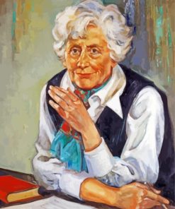 Classy Old Woman Art Paint By Numbers