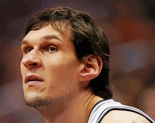 Close Up Boban Marjanovic Paint By Numbers