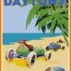 Daytona Beach Vintage Poster Paint By Numbers