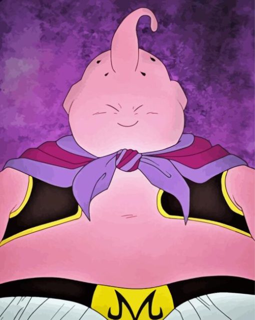 Dragon Ball Z Majin Buu Character Paint By Numbers