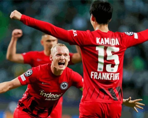 Eintracht Frankfurt Players Paint By Numbers