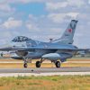 F 16 Fighting Falcon Paint By Numbers