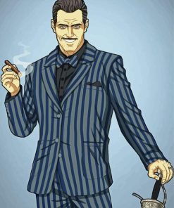 Gomez Addams Art Paint By Numbers