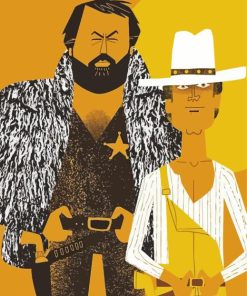 Terence Hill And Bud Spencer Paint By Numbers