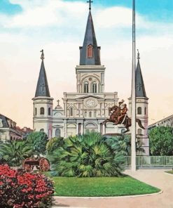 Jackson Square New Orleans Paint By Numbers