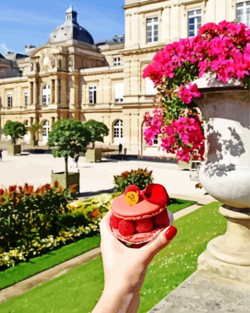 Jardin Du Luxembourg View Paint By Numbers