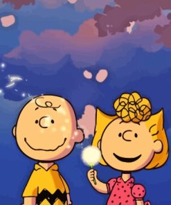 Linus And Sally Peanuts Characters Paint By Numbers