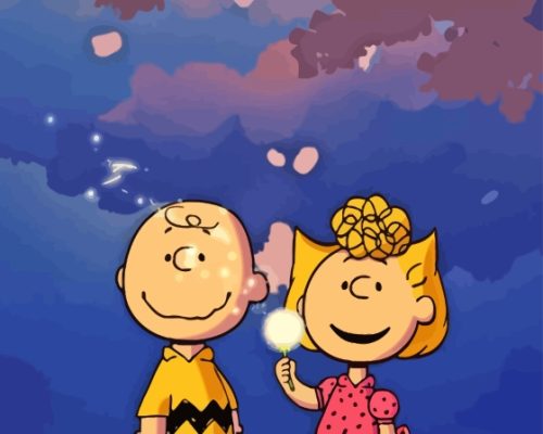 Linus And Sally Peanuts Characters Paint By Numbers