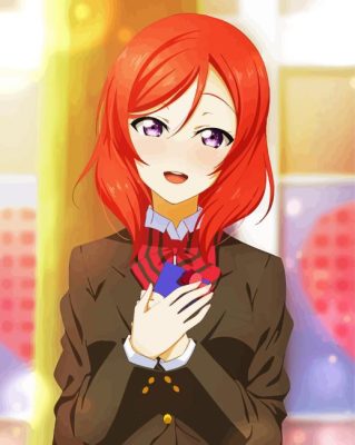 Love Live Maki Nishikino Paint By Numbers