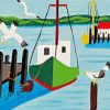 Maud Lewis Seagulls Paint By Numbers