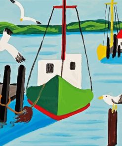 Maud Lewis Seagulls Paint By Numbers