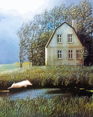 Michael Sowa Pig Paint By Numbers