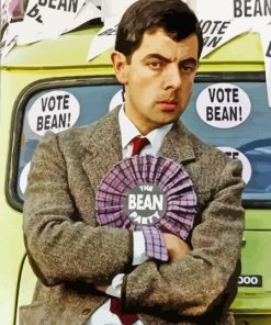 Mr Bean Rowan Atkinson Paint By Numbers