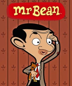 Mr Bean Animated Serie Paint By Numbers