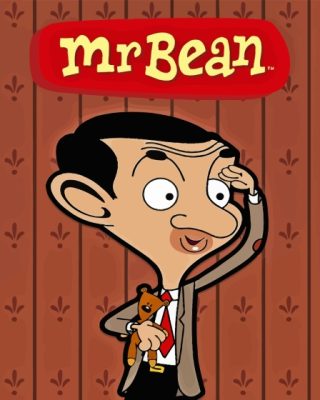 Mr Bean Animated Serie Paint By Numbers