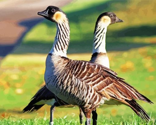 Nene Goose Paint By Numbers