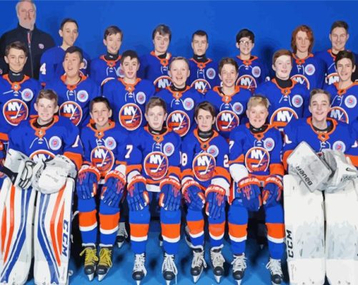 New York Islanders Juniors Paint By Numbers