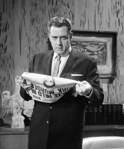 Perry Mason Black And White Paint By Numbers