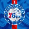 Philadelphia 76ers Flag Logo Paint By Numbers