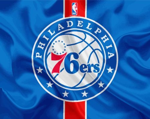 Philadelphia 76ers Flag Logo Paint By Numbers