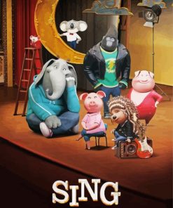 Sing Movie Paint By Numbers