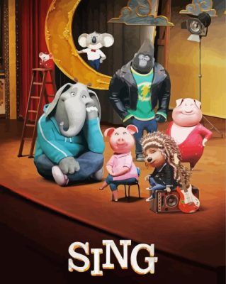 Sing Movie Paint By Numbers