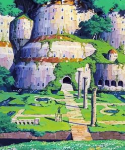 Studio Ghibli Castle In The Sky Paint By Numbers