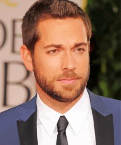 The Actor Zachary Levi Paint By Numbers