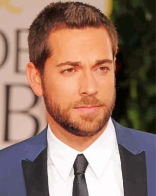 The Actor Zachary Levi Paint By Numbers