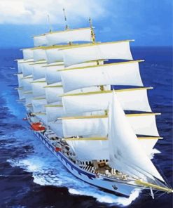 The White Ship Paint By Numbers