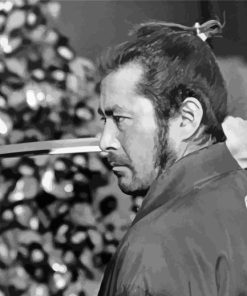 Toshiro Mifune Side Profile Paint By Numbers