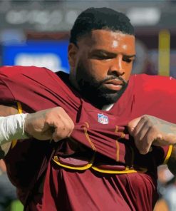 Trent Williams Football Player Paint By Numbers