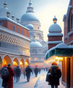 Venice In Christmass Time Paint By Numbers