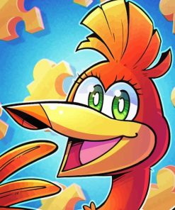 Video Game Kazooie Bird Character Paint By Numbers