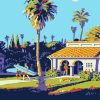 Vintage California Los Angeles Paint By Numbers