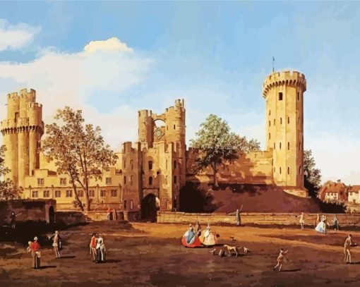 Warwick Castle Art Paint By Numbers