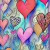 Whimsical Hearts Paint By Numbers