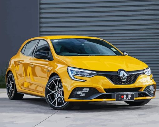 Yellow Megane Luxury Paint By Numbers