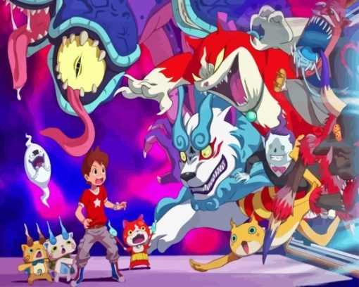 Yo Kai Watch Paint By Numbers