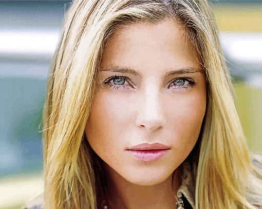 Young Elsa Pataky Paint By Numbers