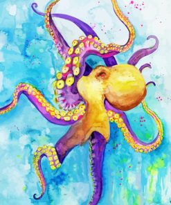 Abstract Octopus Paint By Numbers