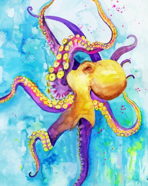 Abstract Octopus Paint By Numbers