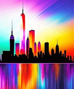 Aesthetic Colorful New York Paint By Numbers