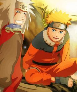 Aesthetic Naruto And Jiraiya Paint By Numbers