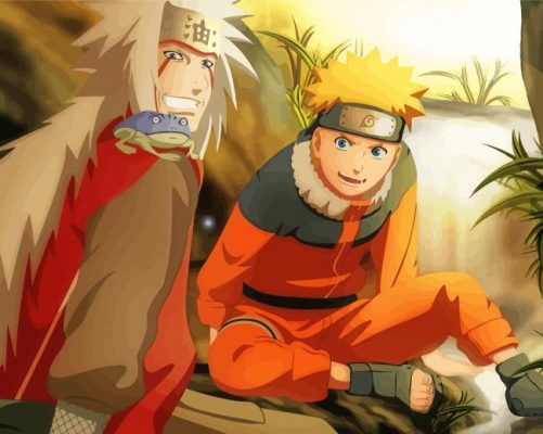 Aesthetic Naruto And Jiraiya Paint By Numbers