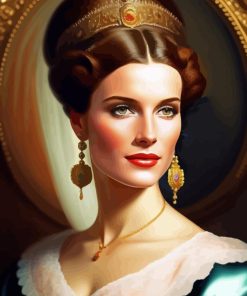 Aesthetic Regency Woman Paint By Numbers