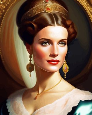 Aesthetic Regency Woman Paint By Numbers