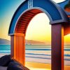 Aesthetic Arch To The Beach Paint By Numbers