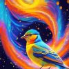 Aesthetic Bird Starry Night Paint By Numbers